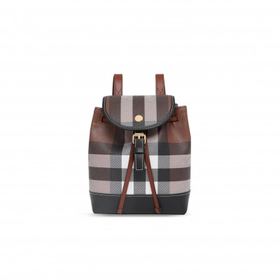 BURBERRY MINI PLAID BACKPACK 80584691 (18.5*16*8cm)
